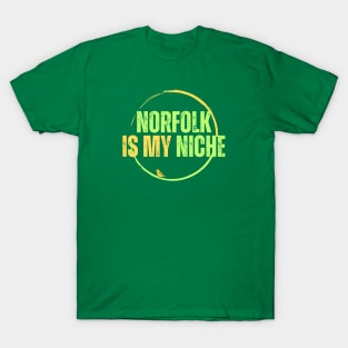 Norfolk is my Niche yellow and green T-Shirt